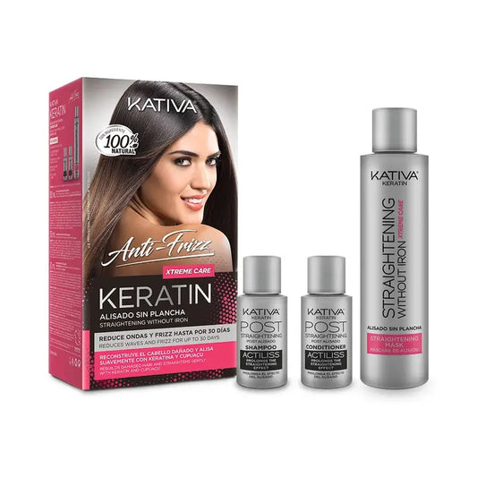 Kativa Keratin Antifrizz Xtreme Care - Straightening Without Straightener, 1 pc.