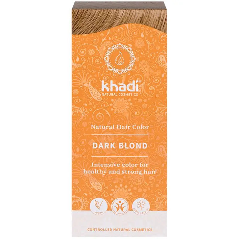 Khadi Hierbal Color Rubio Oscuro/Ceniza , 100 gr