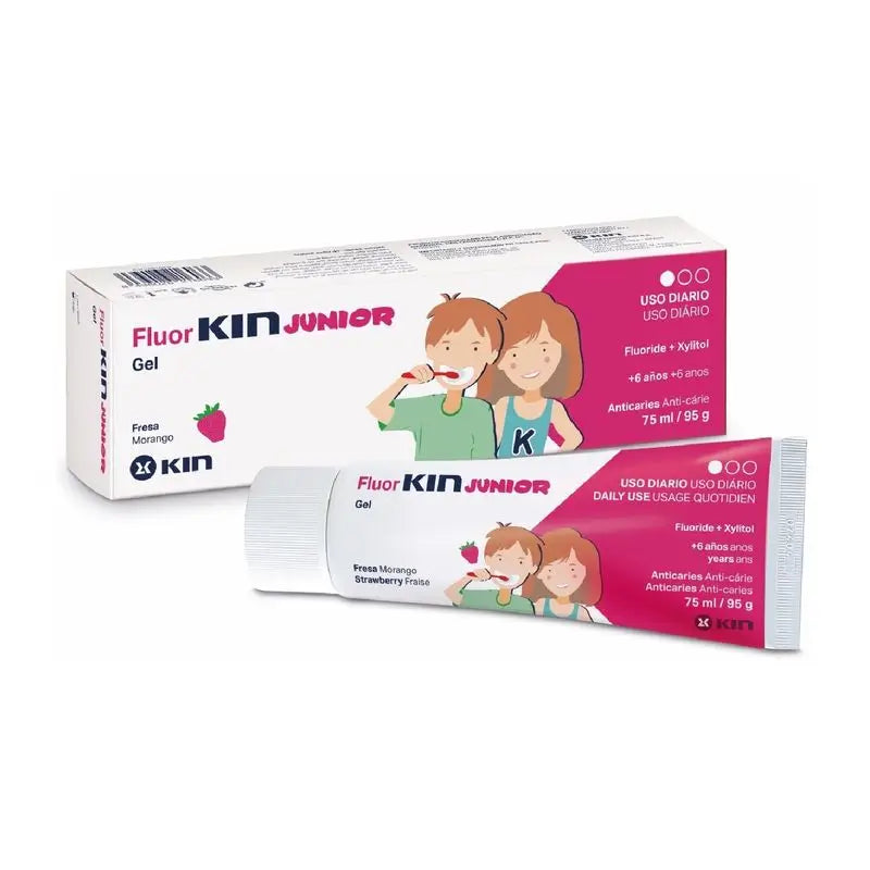 KIN FluorKIN Junior Strawberry Gel 75 ml