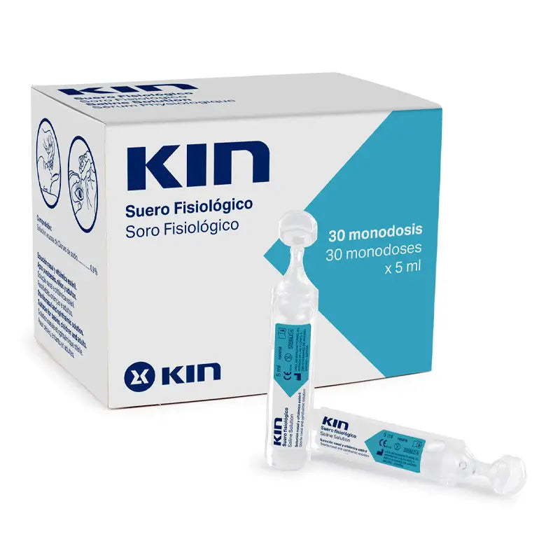 KIN Suero Fisiológico, 30 Dosis x 5 ml