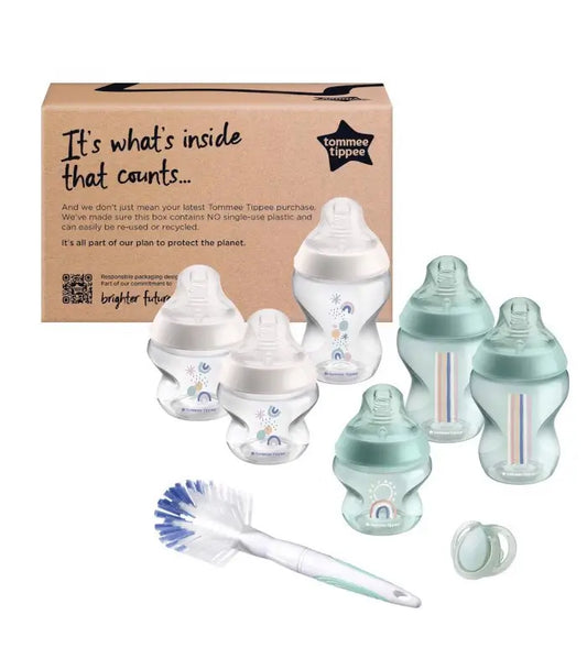 Tomme Tippee Kit Biberones Recién Nacido CTN Blanco/ Verde