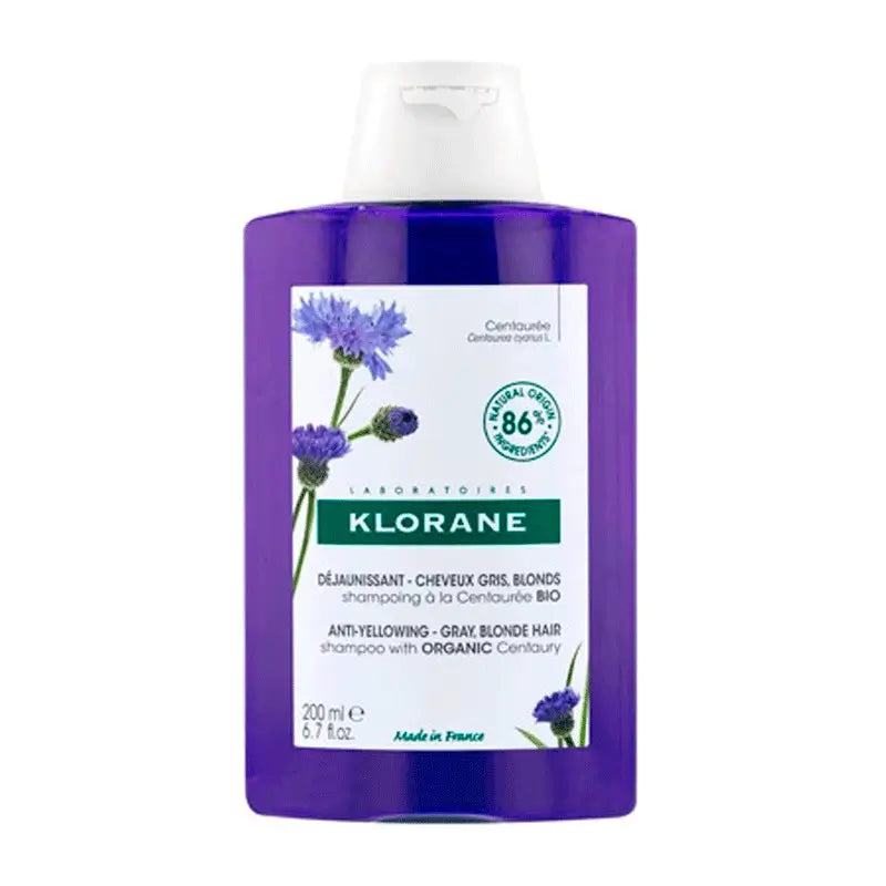 Klorane Champú a la Centaurea Cabellos Plateados O Grises 200 ml