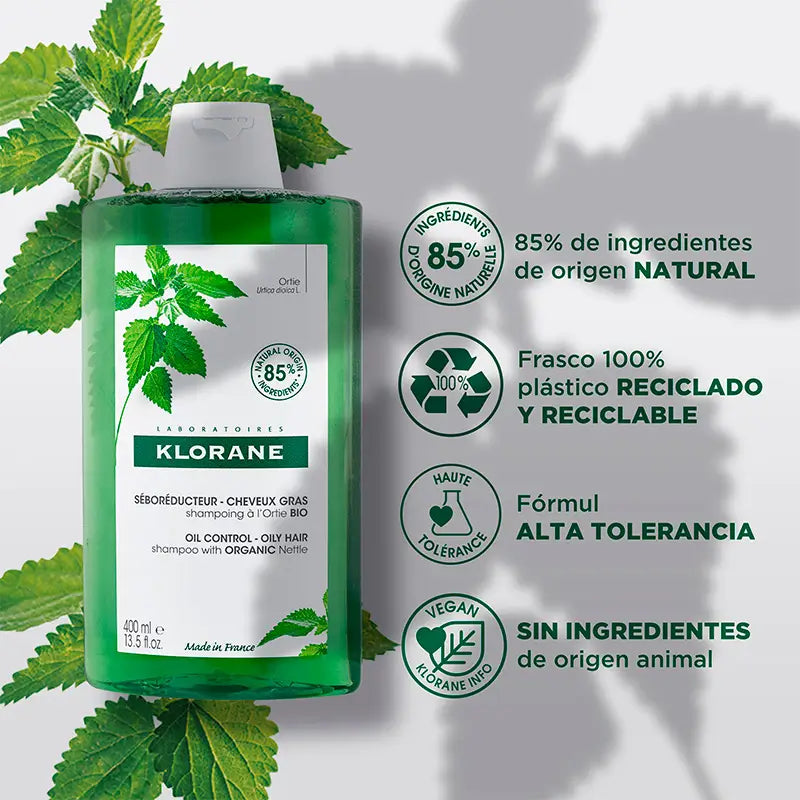 Klorane Nettle Shampoo 400 ml
