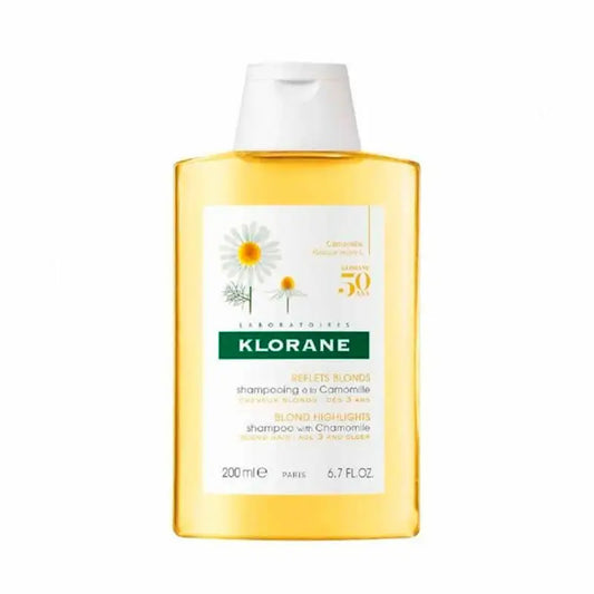 Klorane Champú a la Camomila Limpia E Ilumina, 200 ml