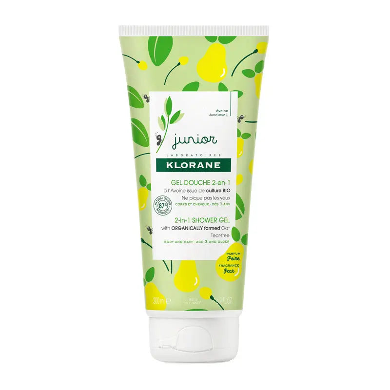 Klorane Junior Gel Ducha Pera 200 ml