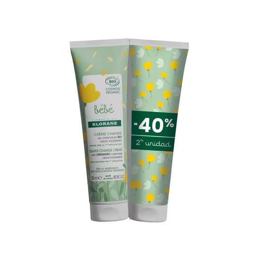 Klorane Duo Pack Nappy Change Cream 2 X 100 Ml