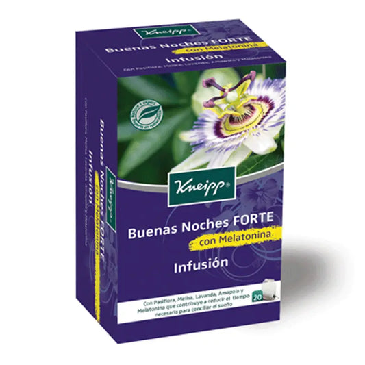 Kneipp Infusión Buenas Noches Forte + Melatonina, 20 Bolsitas