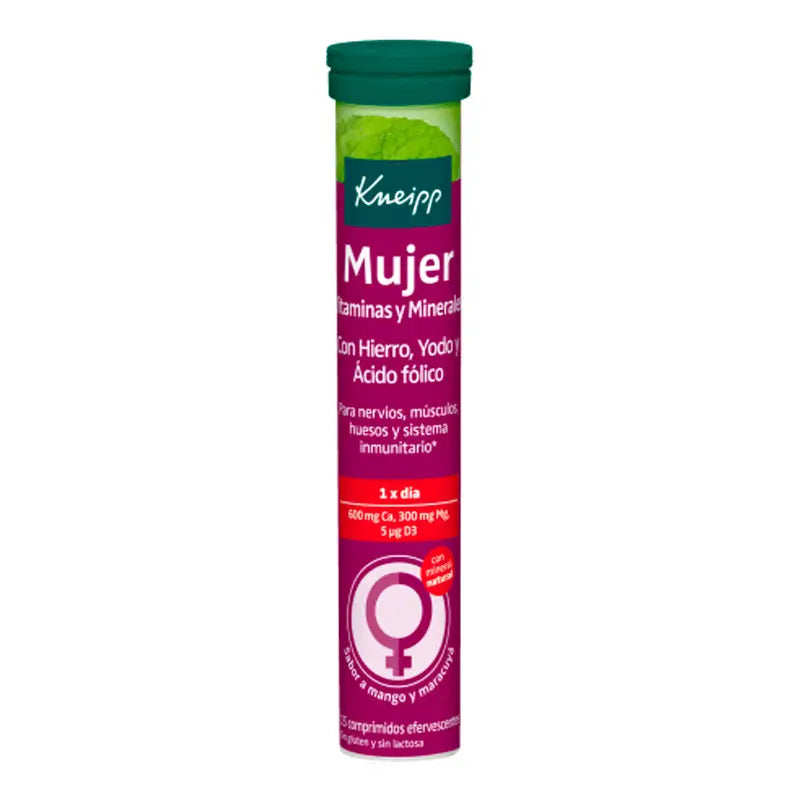 Kneipp Mujer Vitaminas y Minerales, 15 comprimidos