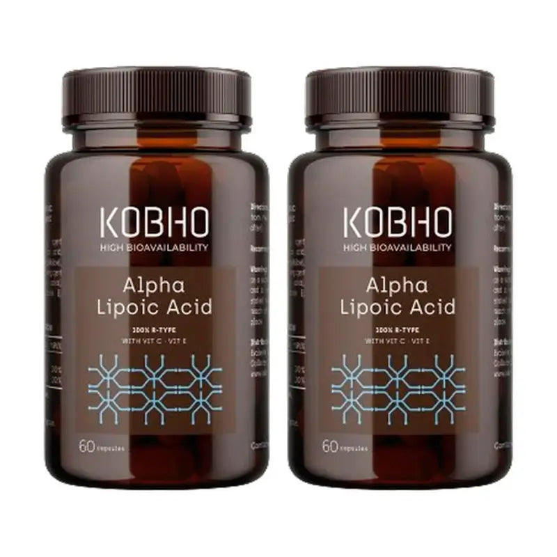 Kobho Labs Duplo Alpha Lipoic Acid Supplement, 2 x 3 x 60 capsules