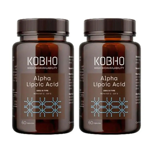 Kobho Labs Duplo Alpha Lipoic Acid Supplement, 2 x 3 x 60 capsules