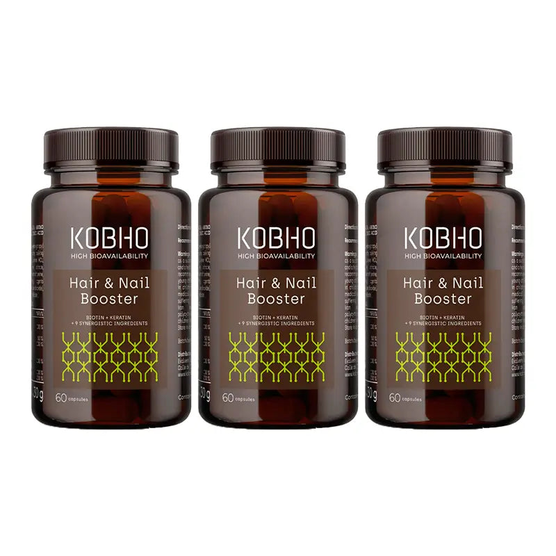 Kobho Labs Triplo Biotin + Keratin Supplement, 3 x 60 capsules