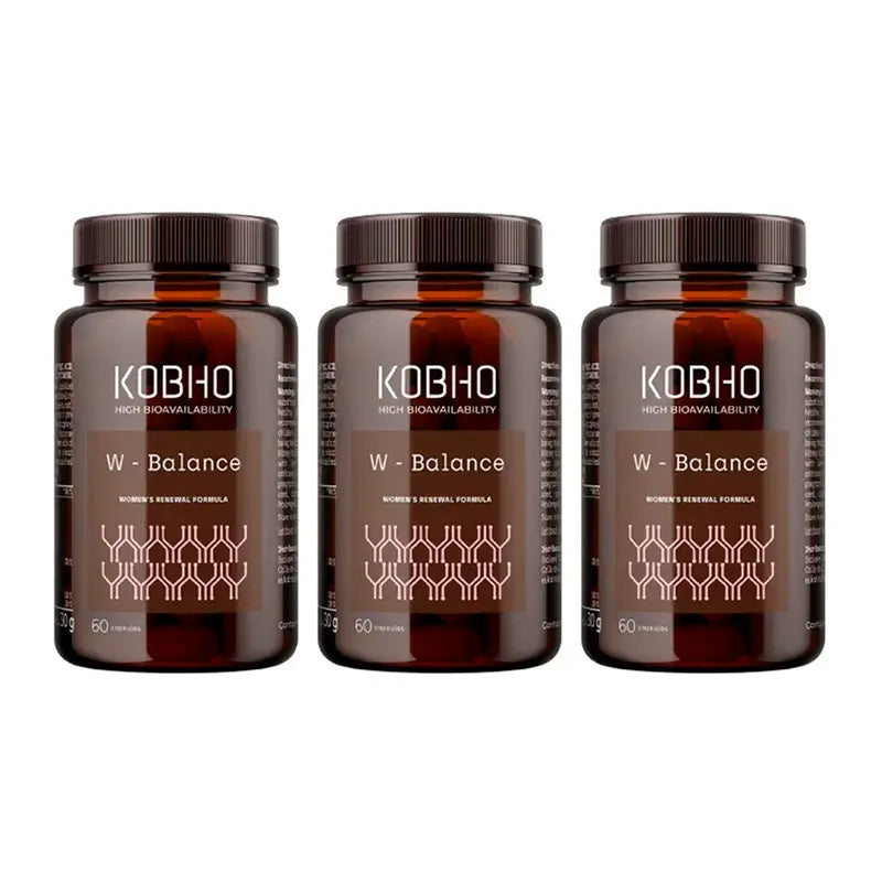 Kobho Labs Triplo W-Balance Supplement, 3 x 60 capsules