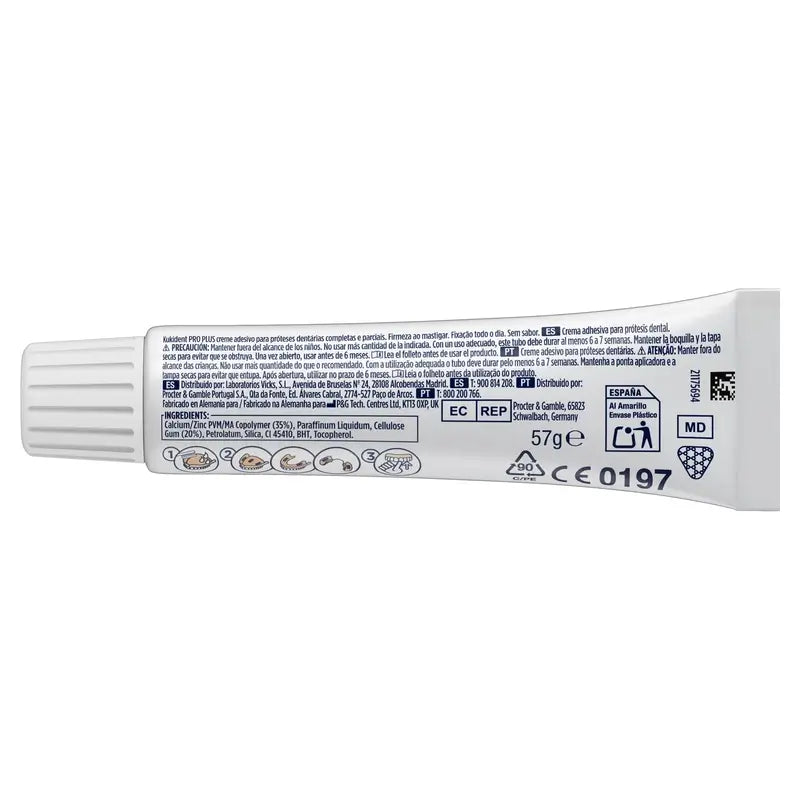 Kukident Quadruple Pro Plus Firmness When Chewing, 4 x 57 Gr