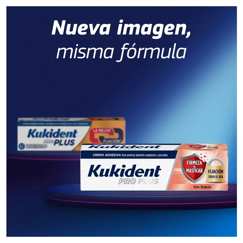 Kukident Quadruple Pro Plus Firmness When Chewing, 4 x 57 Gr
