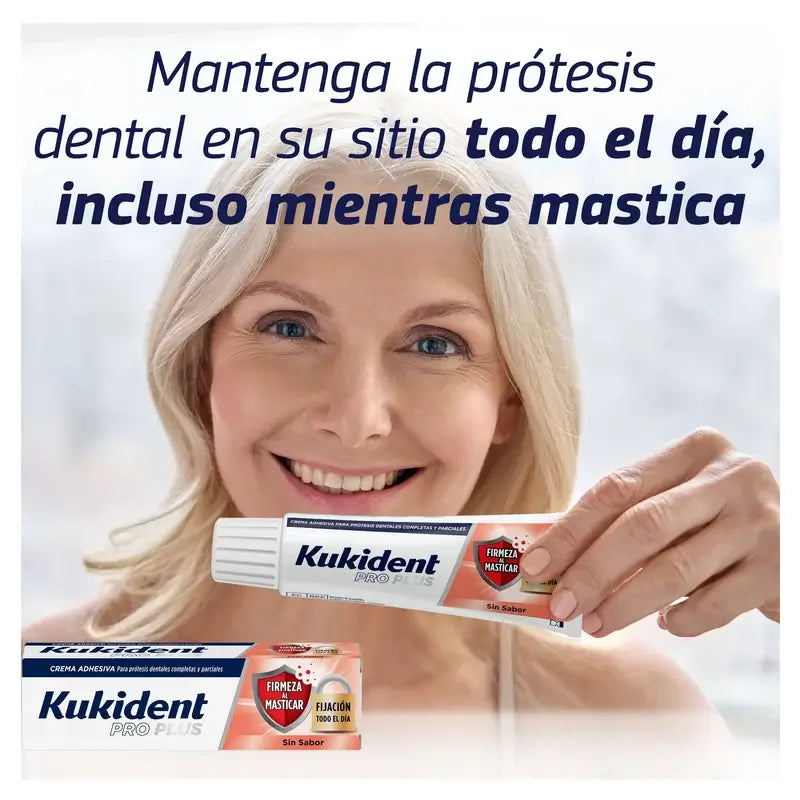 Kukident Quadruple Pro Plus Firmness When Chewing, 4 x 57 Gr