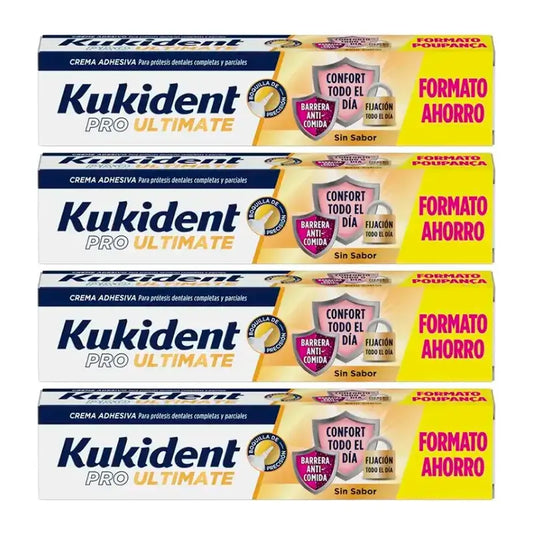 Kukident Quadruple Pro Ultimate Tasteless, 4 x 57 Gr