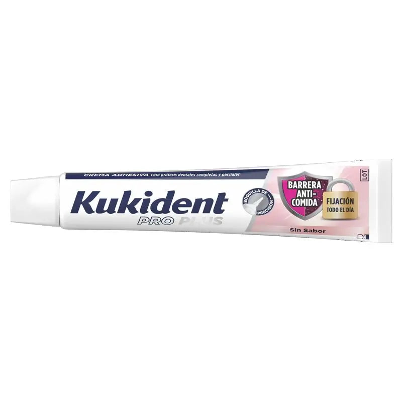 Kukident Pro Plus Tasteless Anticomida Barrier, 40 Gr