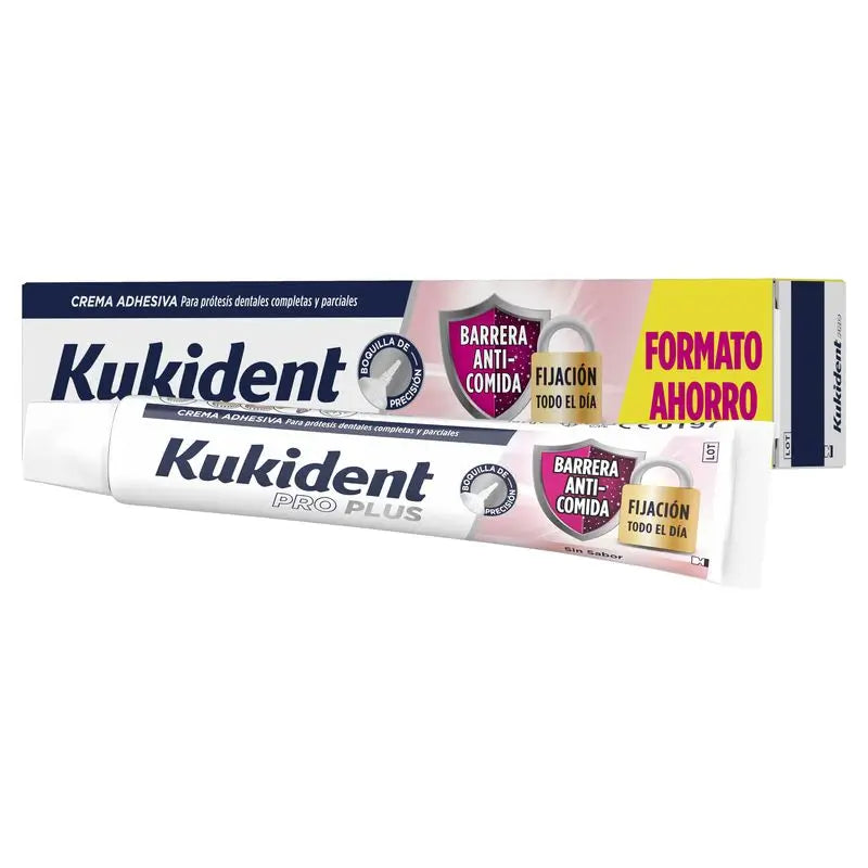 Kukident Pro Plus Tasteless Anticomida Barrier, 57 Gr