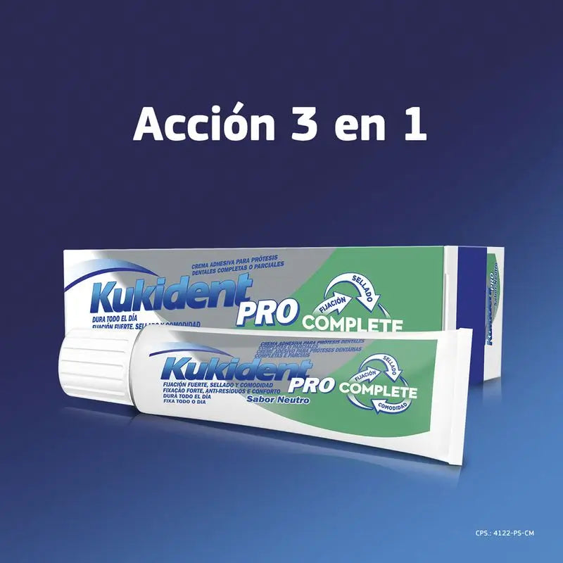 Kukident Pro Complete Neutral Adhesive Cream Prosthesis 47 G