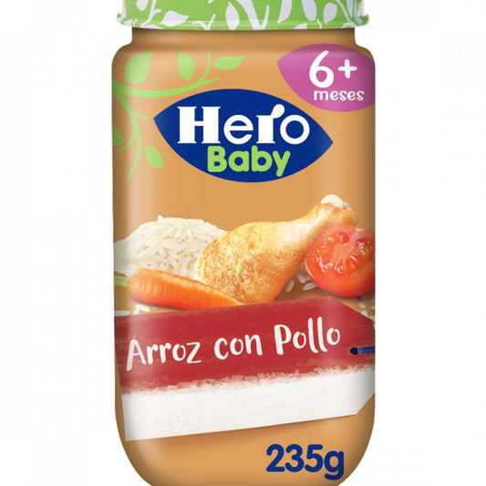 Hero Baby Rice & Chicken Rice Pudding, 235g