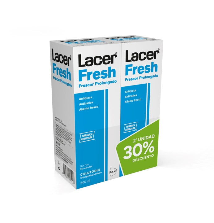 Lacer Fresh Mouthwash 600 Ml (+20% Free)