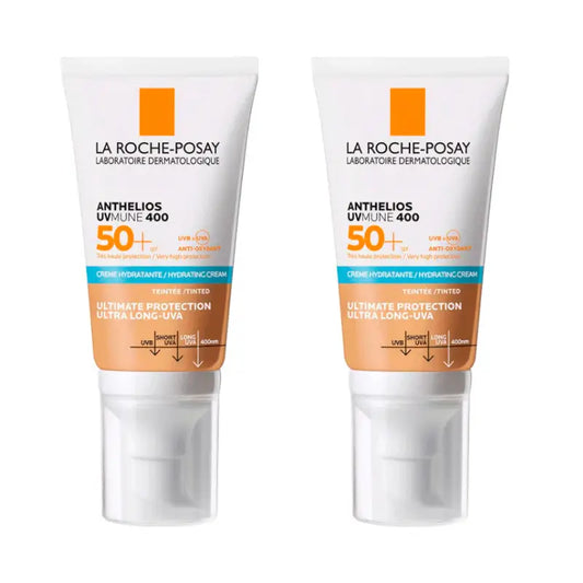 La Roche Posay Duplo Anthelios Colour Cream Spf 50+ Sensitive Skin, 2 X 50 Ml