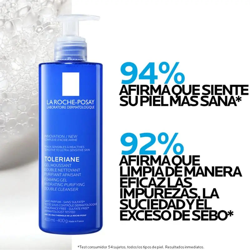 La Roche Posay Toleriane Double Foaming Cleansing Gel, 400 ml