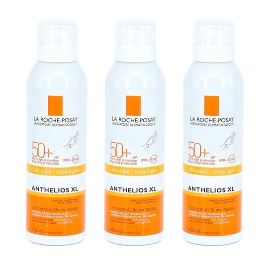 La Roche Posay Triplo Anthelios Xl Invisible Mist Spf 50+, 3 X 200 Ml