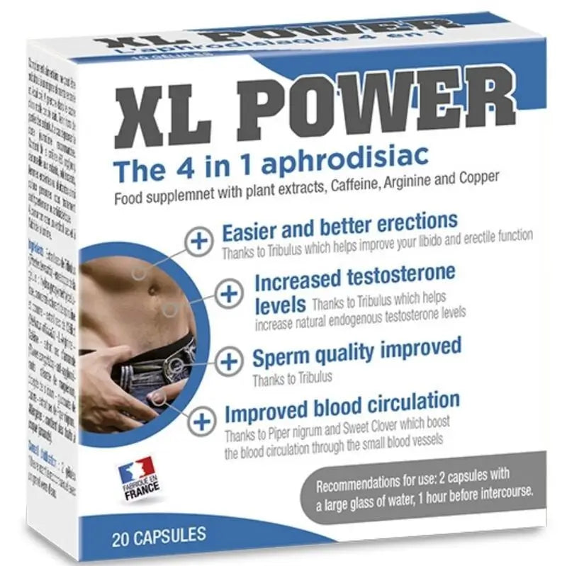 Labophyto Xl Power Potenciador Ereccion Y Afrodisiaco 20 Cap 