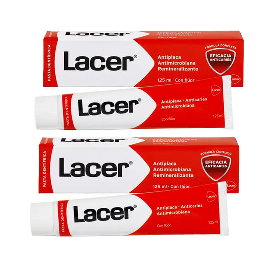 Lacer Duplo Anti-Cavity Toothpaste With Fluoride 125 Ml