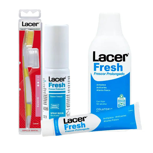 Lacer Pack Fresh (Mouthwash + Toothpaste + Gel)