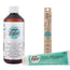 Lacer Pack Natur (Mouthwash + toothpaste + natural toothbrush)