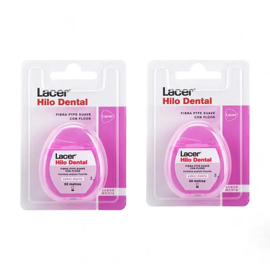 Lacer Triplo Fluoride Floss, Mint Flavour 50 M