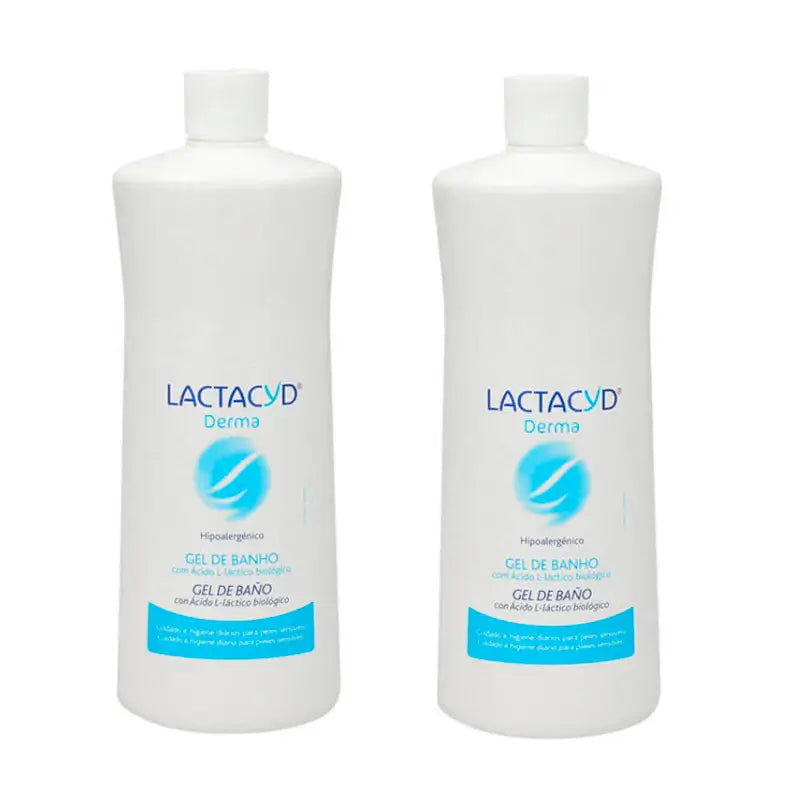 Lactacyd Derma Duplo Hypoallergenic Bath Gel 2 x 1 L