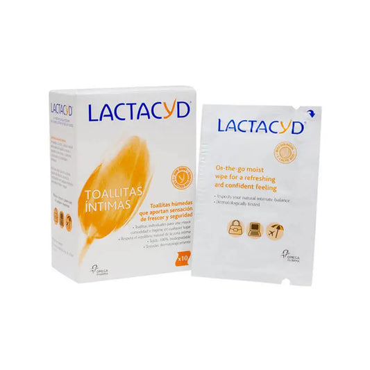 Lactacyd Individual Intimate Hygiene Wipes 10 pieces