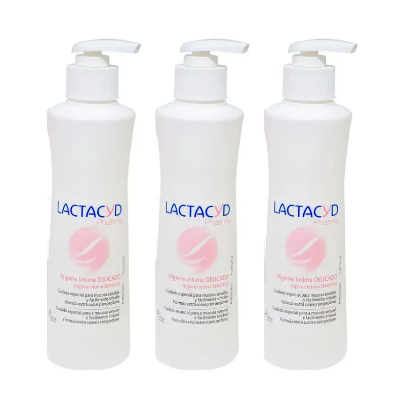 Lactacyd Pharma Triplo Delicate Intimate Hygiene 3 x 250 ml