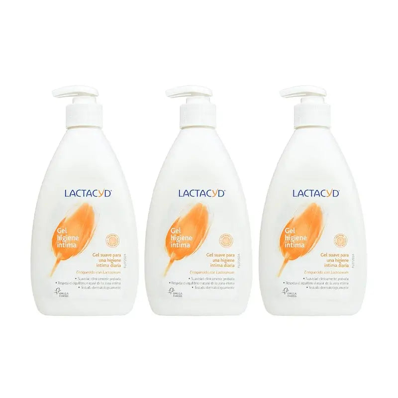 Lactacyd Triplo Intimate Hygiene Gel Daily Use 3 x 400 ml