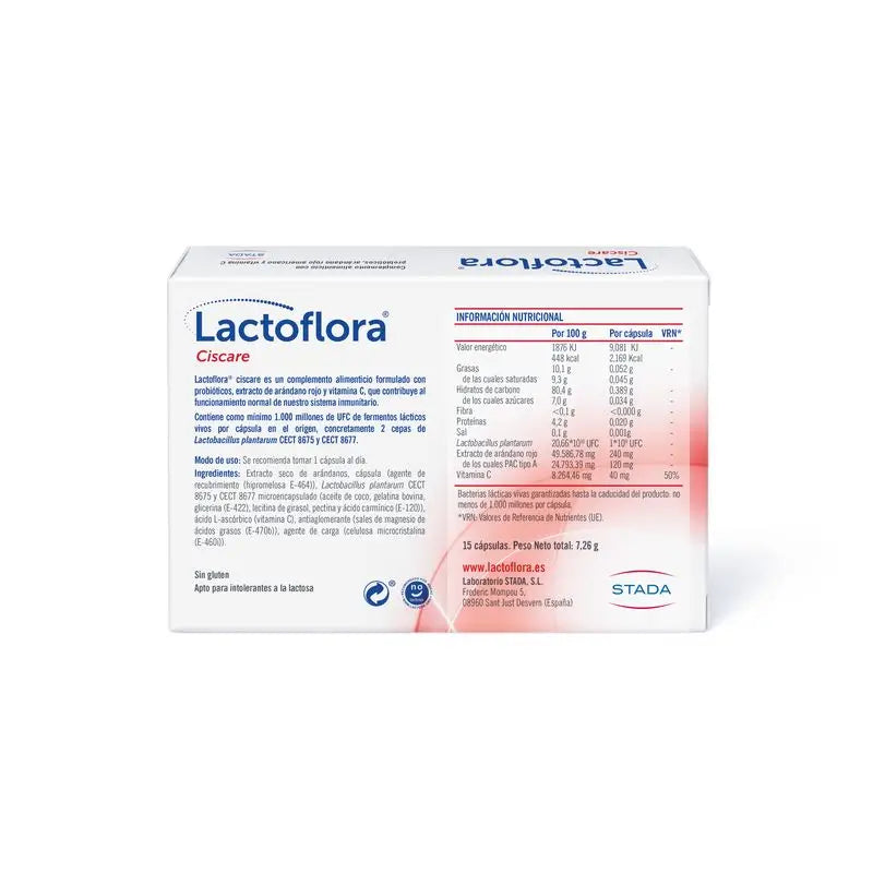 Lactoflora Ciscare 15 capsules