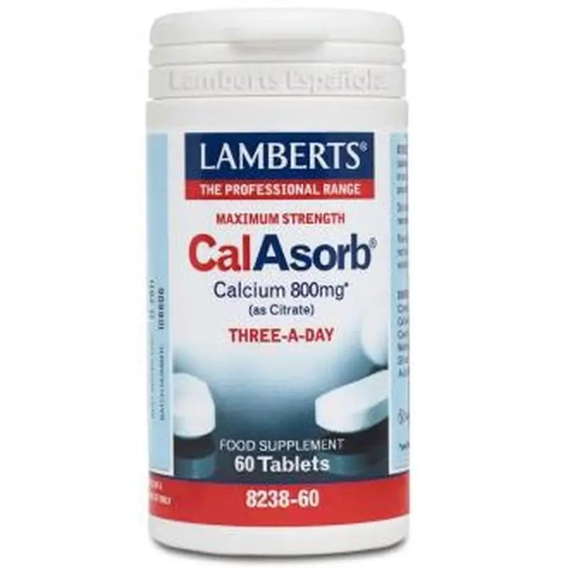 Lamberts Calasorb Citrato De Calcio 800Mg.60 Comprimidos 