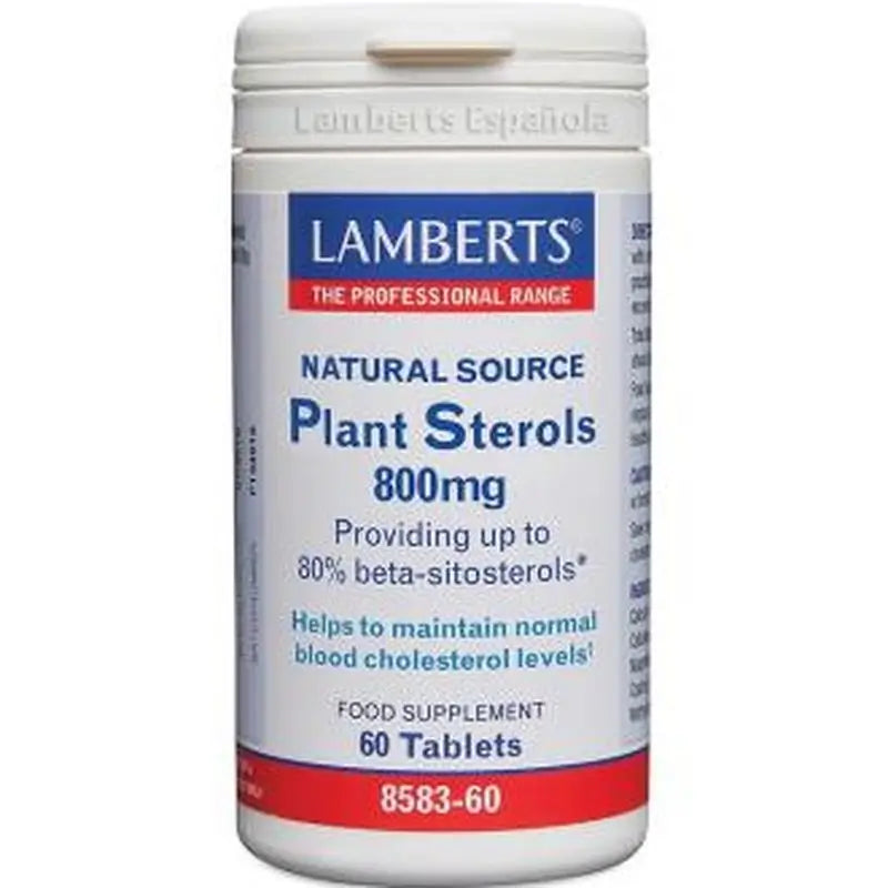 Lamberts Esteroles Vegetales (Plant Sterols) 800Mg. 60 Comprimidos 