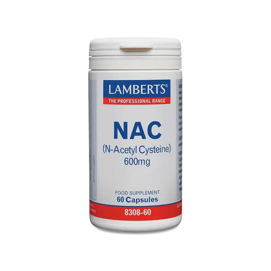 Lamberts Nac (N-Acetyl Cysteine) 600Mg, 60 Tabs