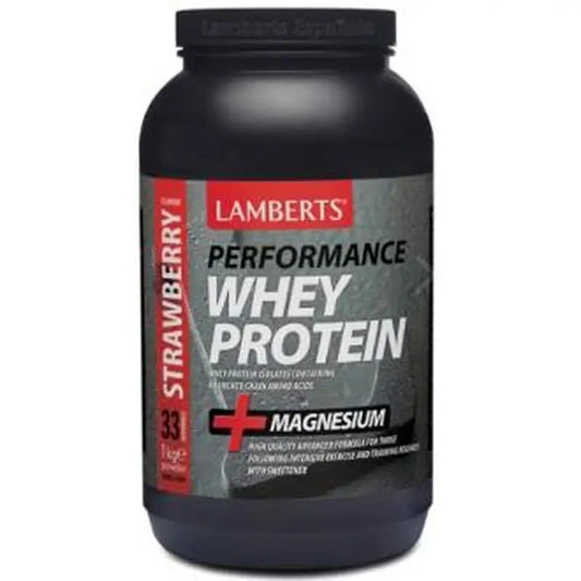 Lamberts Whey Protein Sabor Fresa 1Kg.