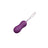 Latetobed Vibrating Egg with Wave Motion Remote Control Usb Silicone Purple