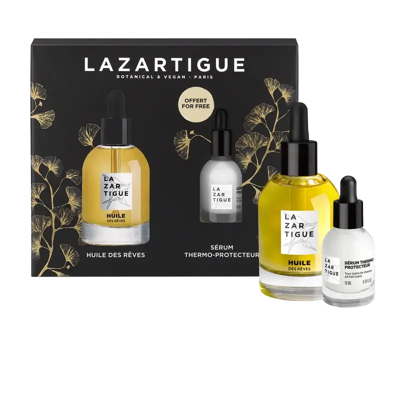 Lazartigue Christmas Set Nourishing Dry Oil + Thermoprotective Serum , 2 units