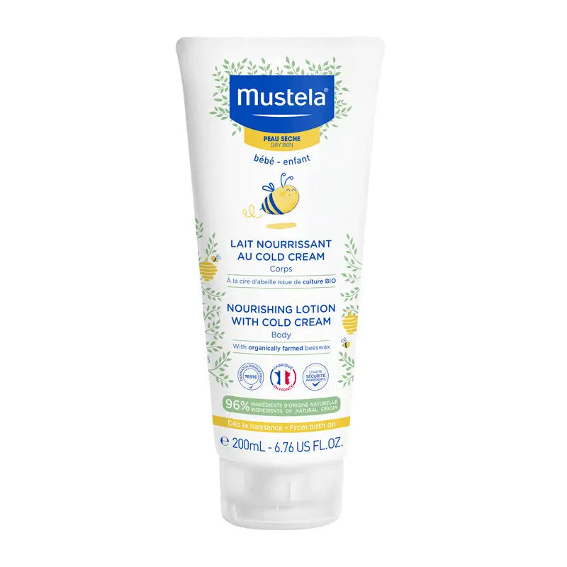 Mustela Leche Nutritiva Cold Cream Piel Seca, 200ml