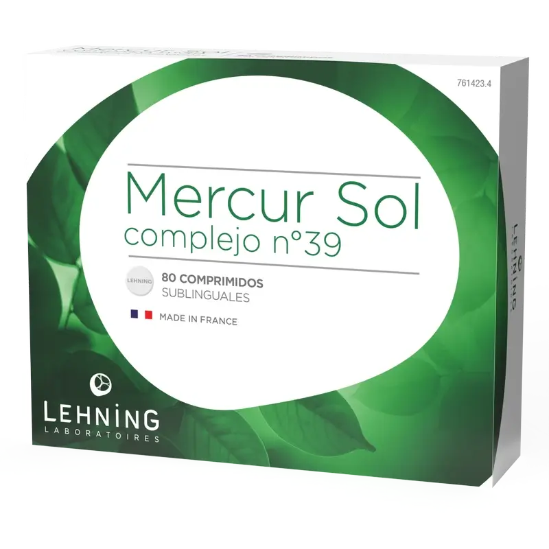 Lehning Mercur Sol Complex No. 39, 80 capsules