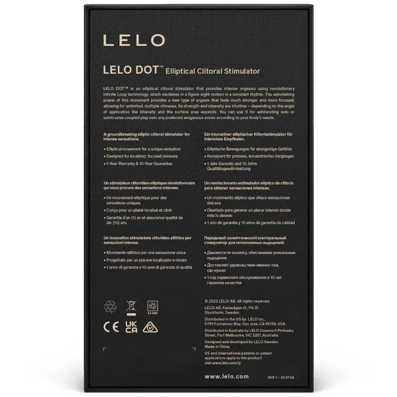 Lelo  Dot Estimulador De Clítoris - Lila