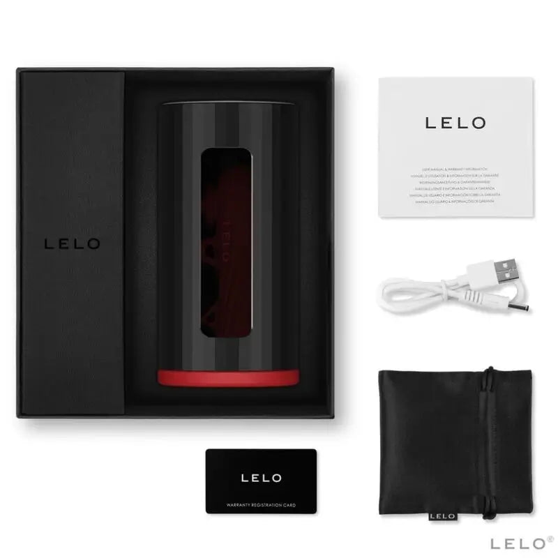 Lelo  F1S V2 Masturbador Con Tecnologia Sdk Rojo - Negro