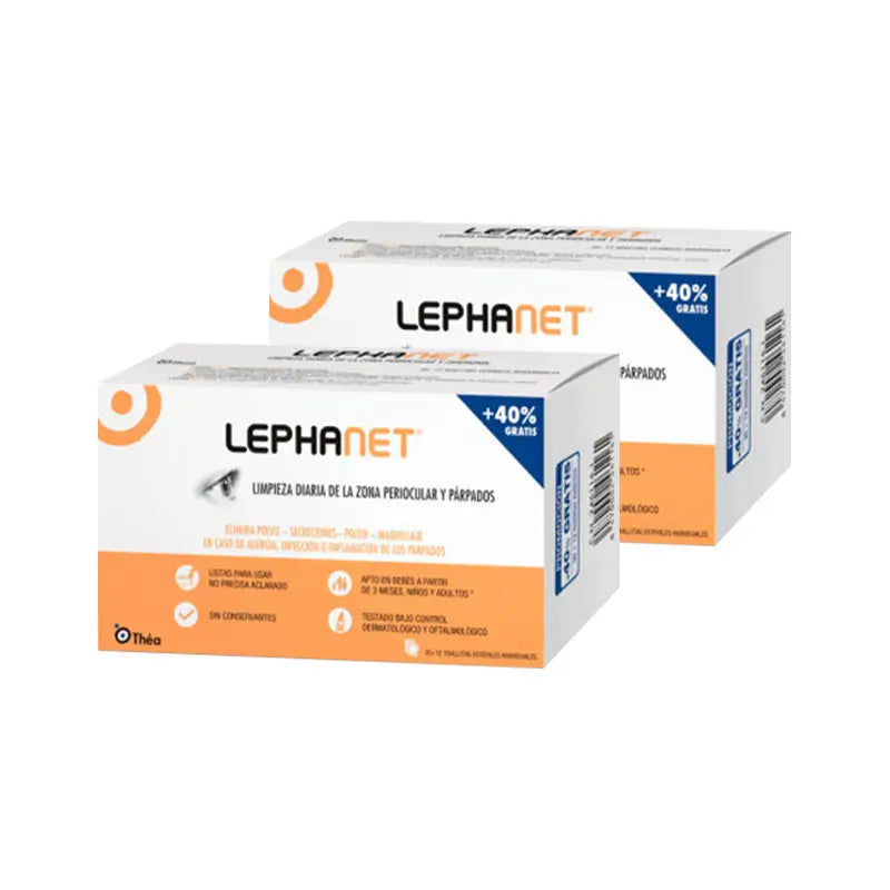 Lephanet Cleansing Wipes 2x30 Units + 12 Free