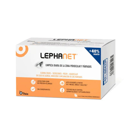 Lephanet Toallitas Limpiadoras 30 Unidades + 12 Gratis